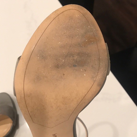 Sam Edelman Gray Suede Heels Size 8.5 - Picture 4 of 6